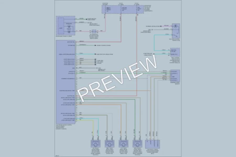 2008 Suzuki XL7 Anti Lock Brakes wiring diagram preview