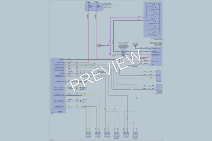 2008 Suzuki XL7 Radio wiring diagram preview