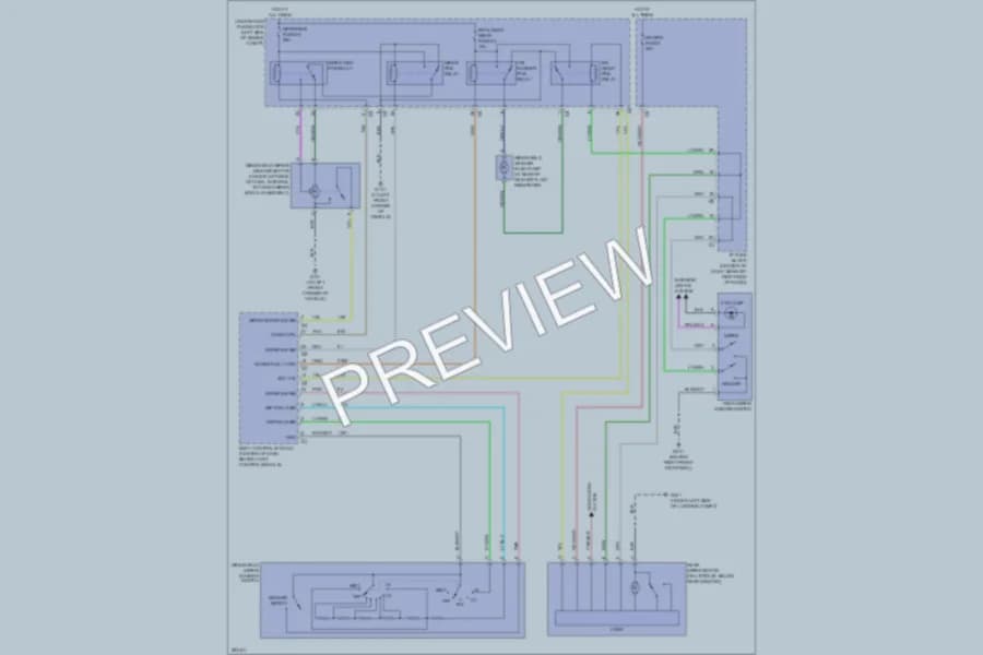2008 Suzuki XL7 Wiper Washer wiring diagram preview