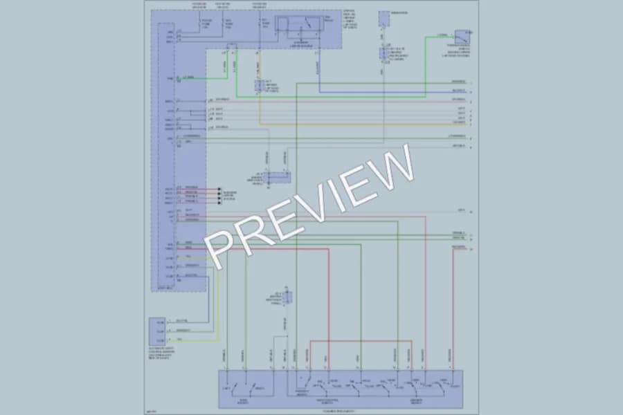 2008 Toyota 4Runner Headlights wiring diagram preview