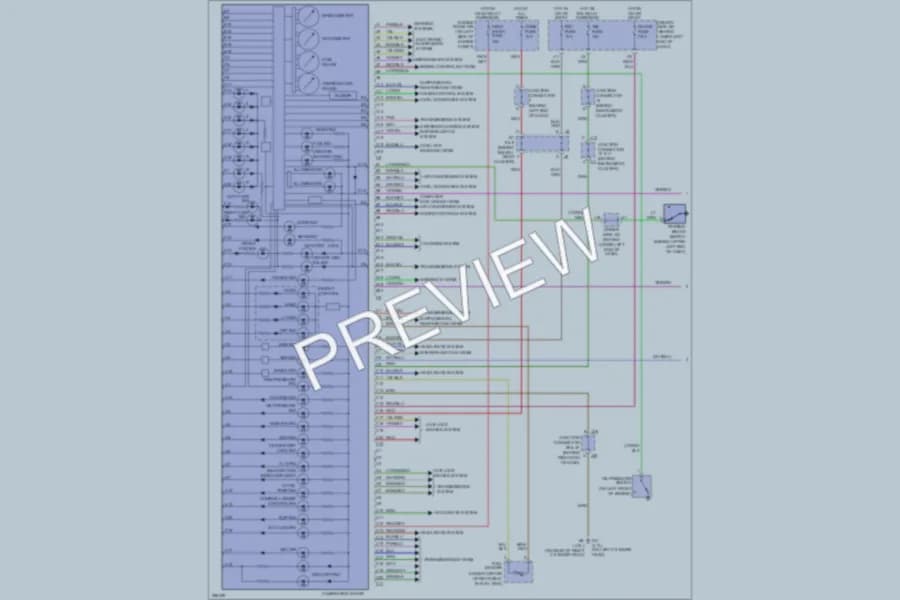 2008 Toyota 4Runner Instrument Cluster wiring diagram preview