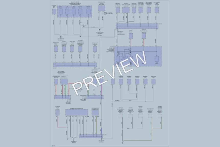 2008 Toyota Avalon Ground Distribution wiring diagram preview
