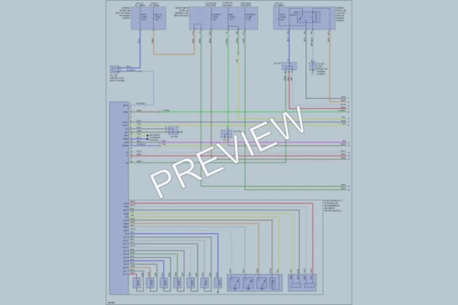 2008 Toyota Avalon Transmission wiring diagram preview