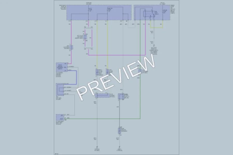 2008 Toyota Camry Defoggers wiring diagram preview