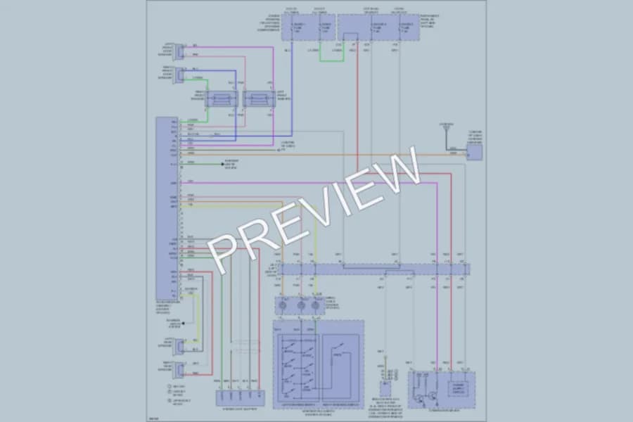 2008 Toyota Camry Radio wiring diagram preview