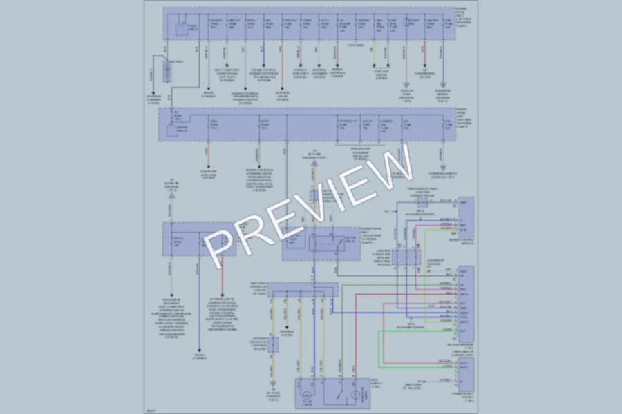 2008 Toyota FJCruiser Power Distribution wiring diagram preview