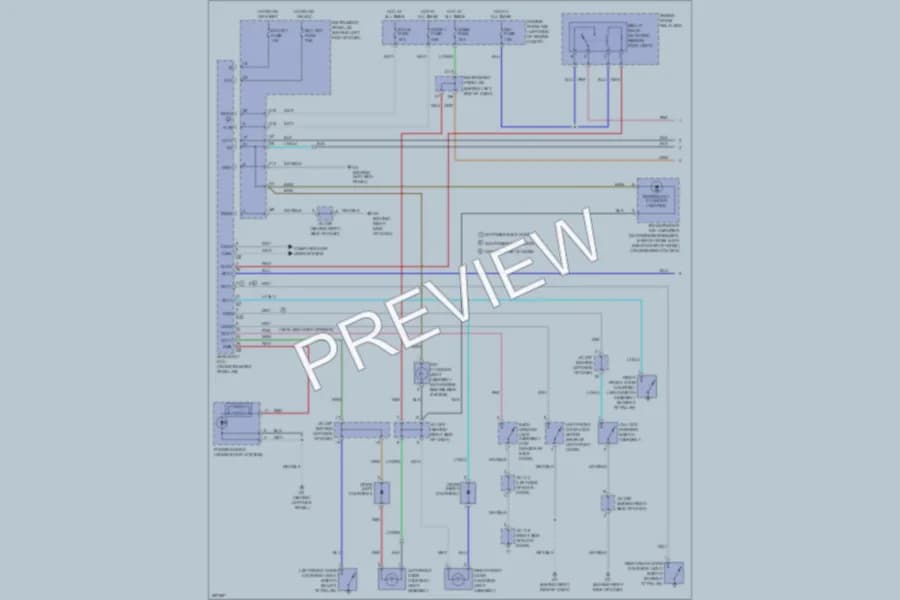 2008 Toyota Highlander Interior Lights wiring diagram preview