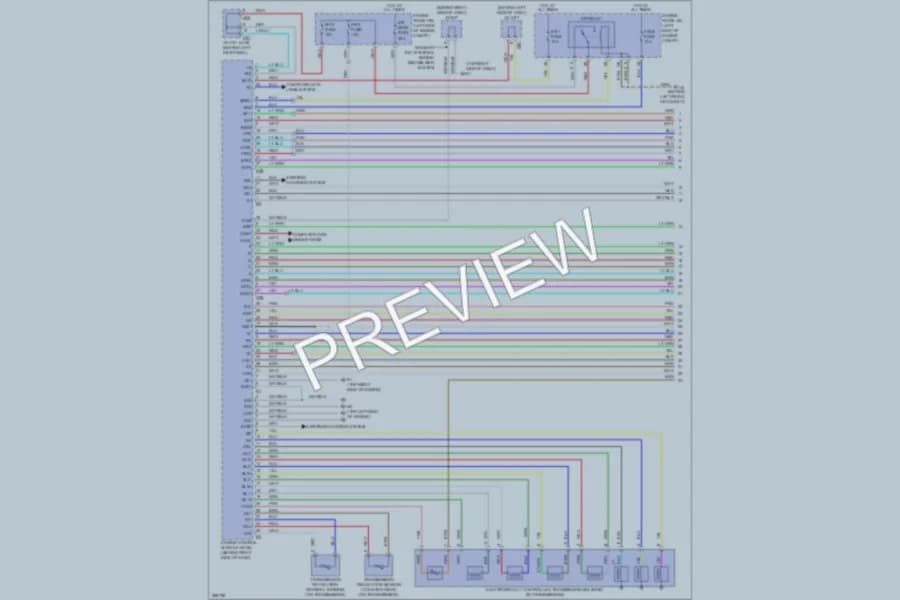 2008 Toyota Highlander Transmission wiring diagram preview