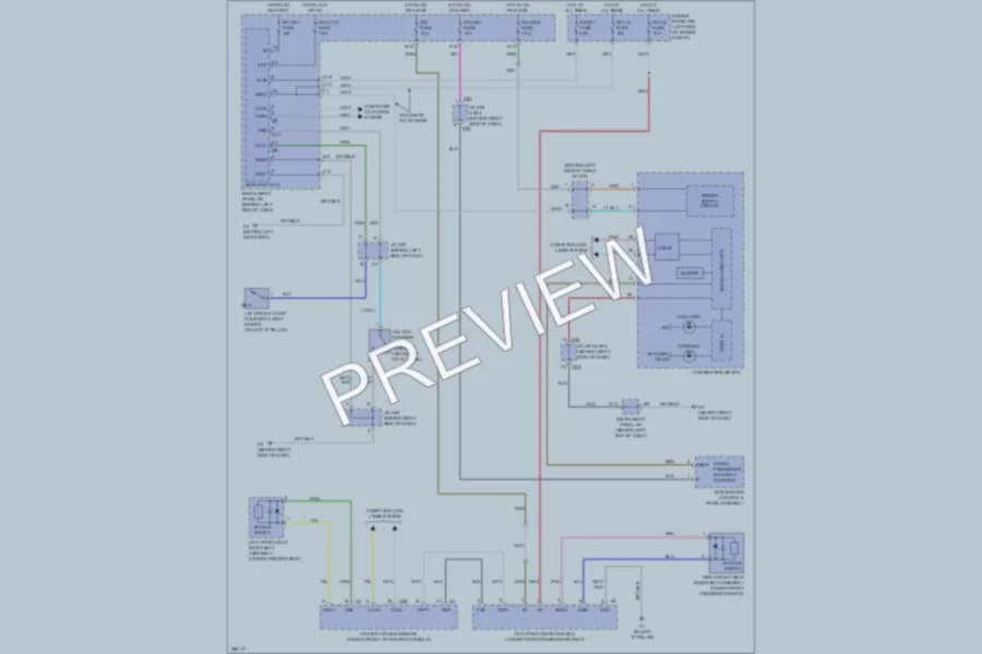 2008 Toyota Highlander Warning Systems wiring diagram preview