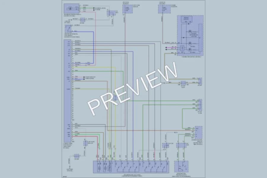 2008 Toyota LandCruiser Transmission wiring diagram preview