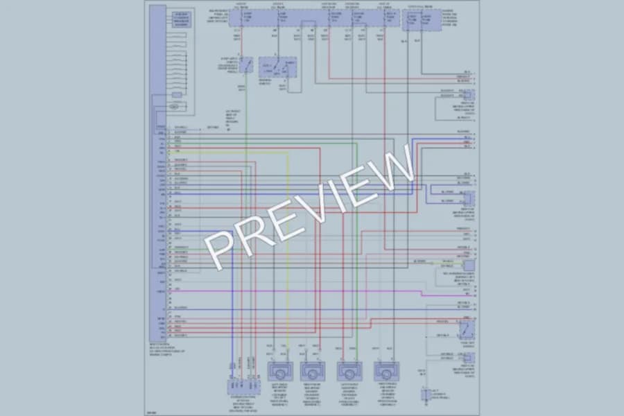 2008 Toyota Matrix Anti Lock Brakes wiring diagram preview