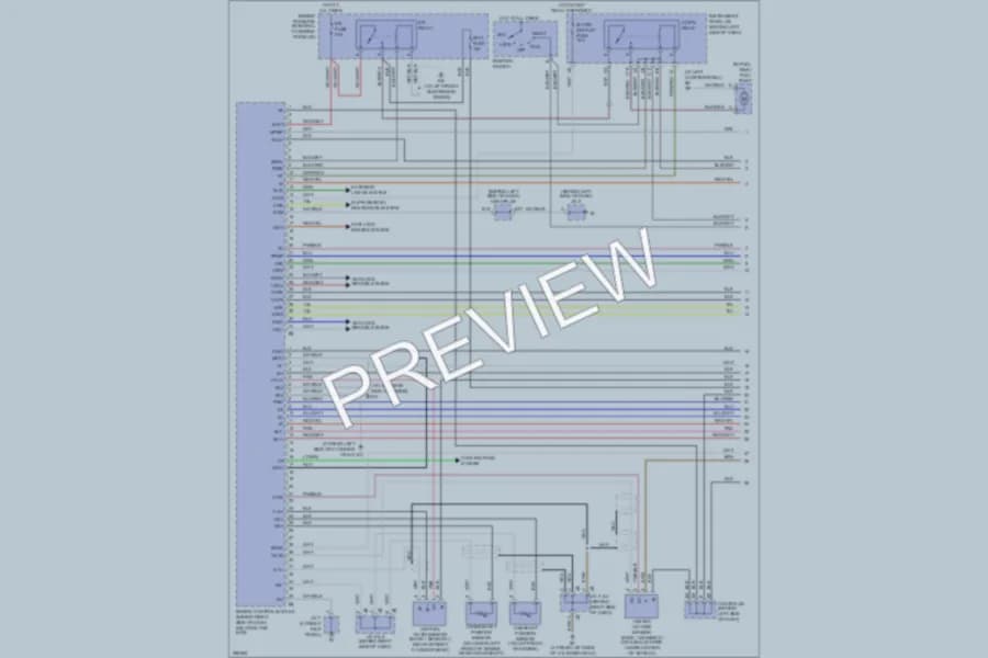 2008 Toyota Matrix Engine Performance wiring diagram preview