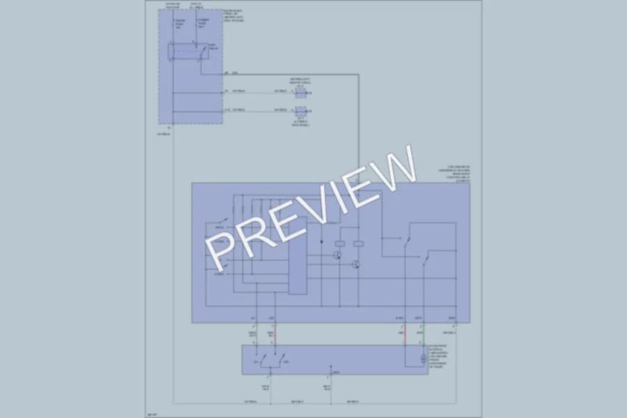 2008 Toyota Matrix Power Top Sunroof wiring diagram preview