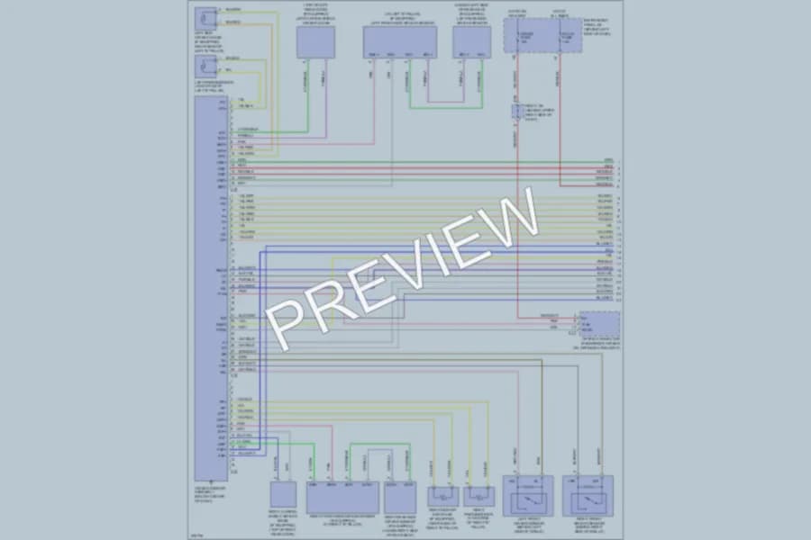 2008 Toyota Matrix Supplemental Restraints wiring diagram preview