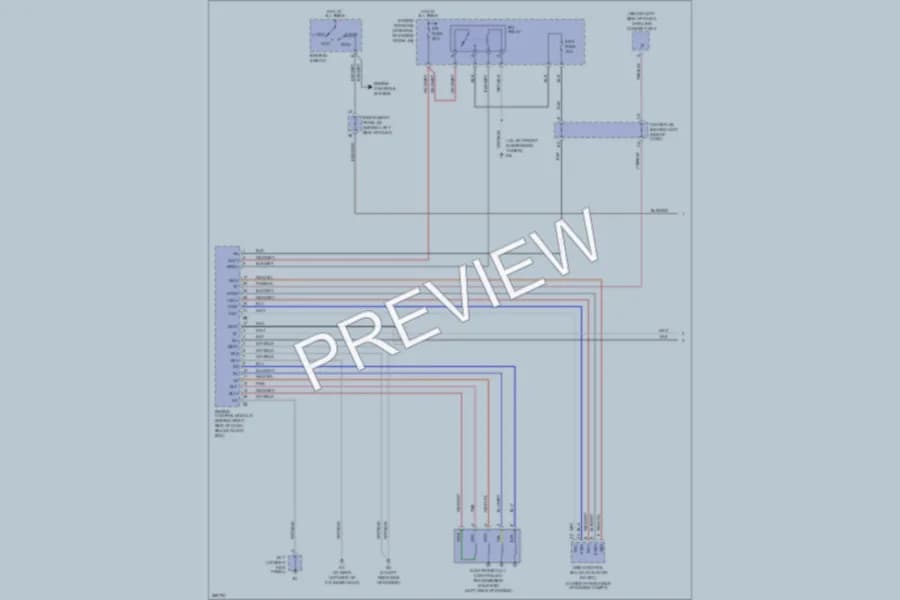 2008 Toyota Matrix Transmission wiring diagram preview