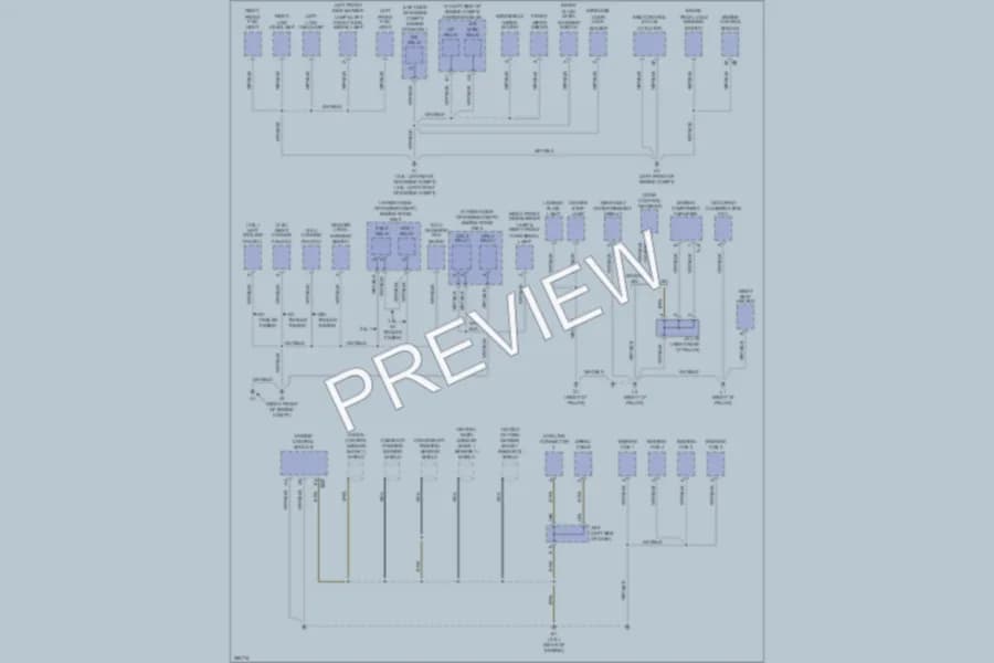 2008 Toyota RAV4 Ground Distribution wiring diagram preview