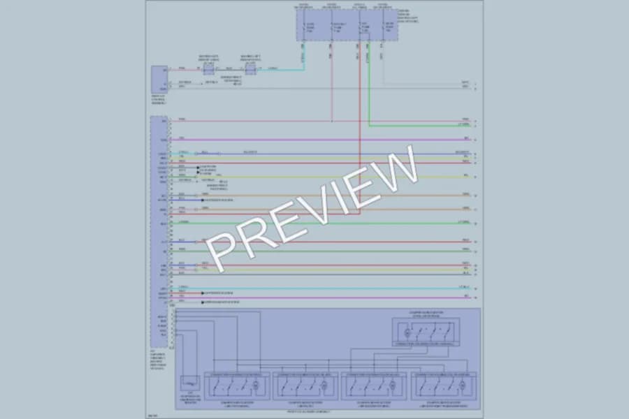 2008 Toyota Sequoia Air Conditioning wiring diagram preview