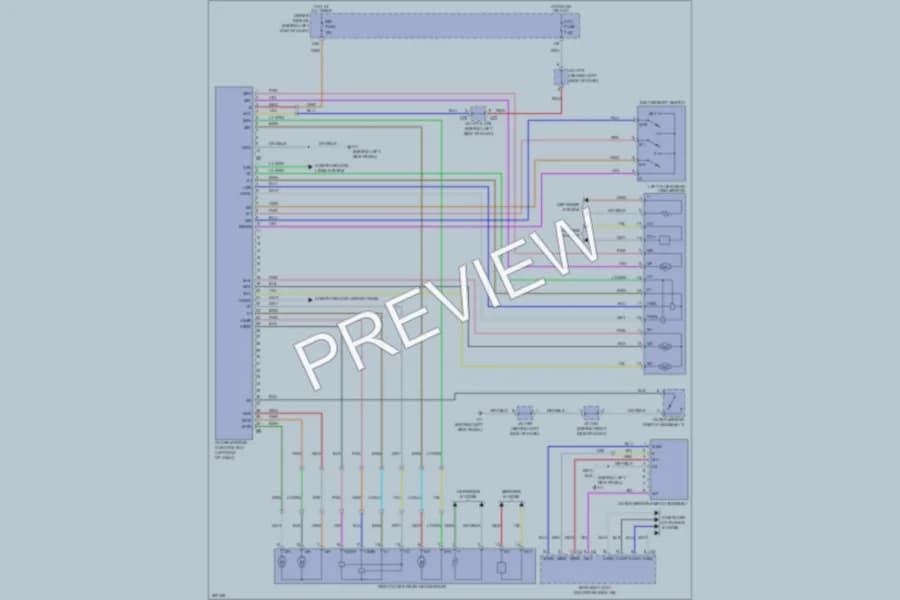 2008 Toyota Sequoia Memory Systems wiring diagram preview