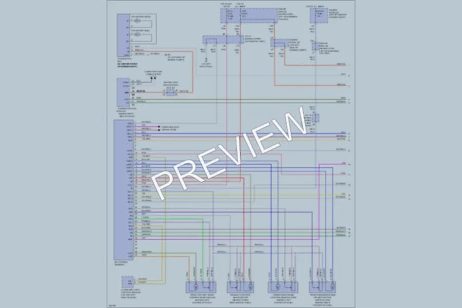 2008 Toyota Sienna Air Conditioning wiring diagram preview