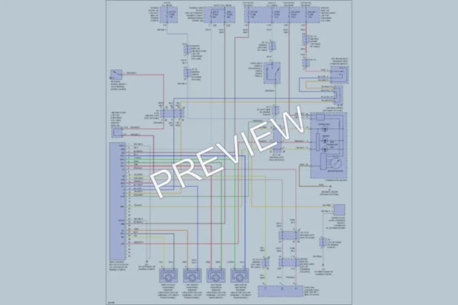 2008 Toyota Sienna Anti Lock Brakes wiring diagram preview