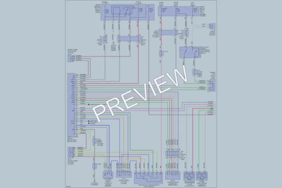 2008 Toyota Sienna Transmission wiring diagram preview
