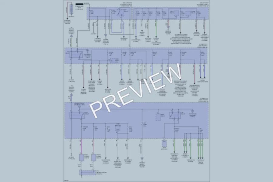 2008 Toyota Solara Power Distribution wiring diagram preview