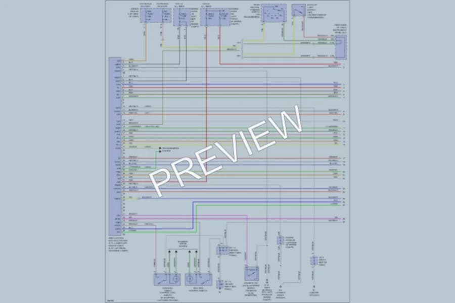 2008 Toyota Tacoma Anti Lock Brakes wiring diagram preview