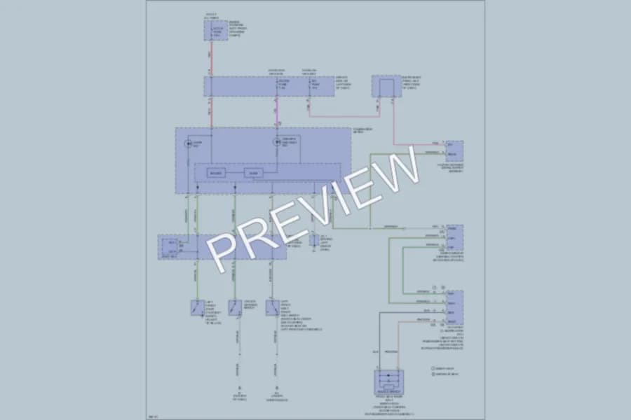 2008 Toyota Tacoma Warning Systems wiring diagram preview