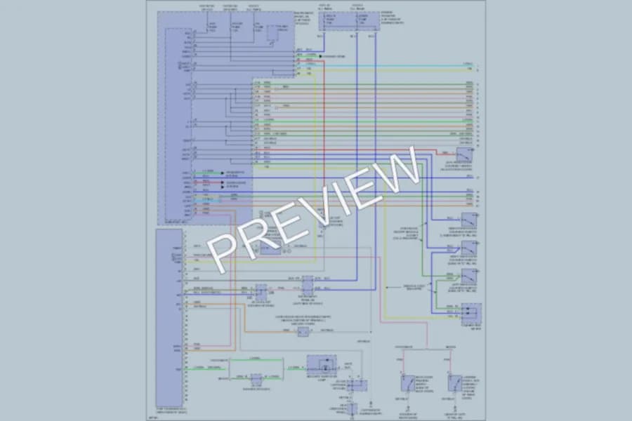 2008 Toyota Yaris Anti Theft wiring diagram preview