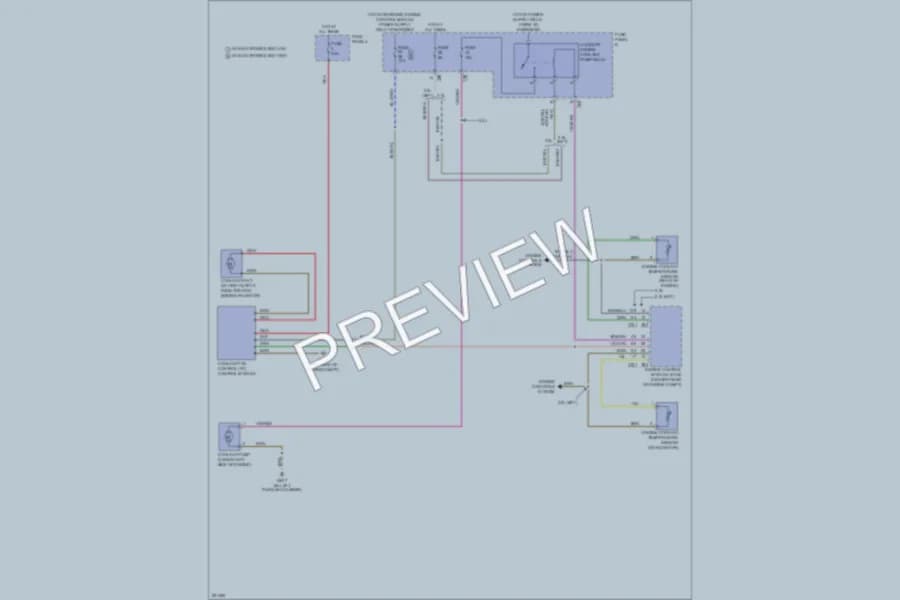 2008 Volkswagen Eos Cooling Fan wiring diagram preview