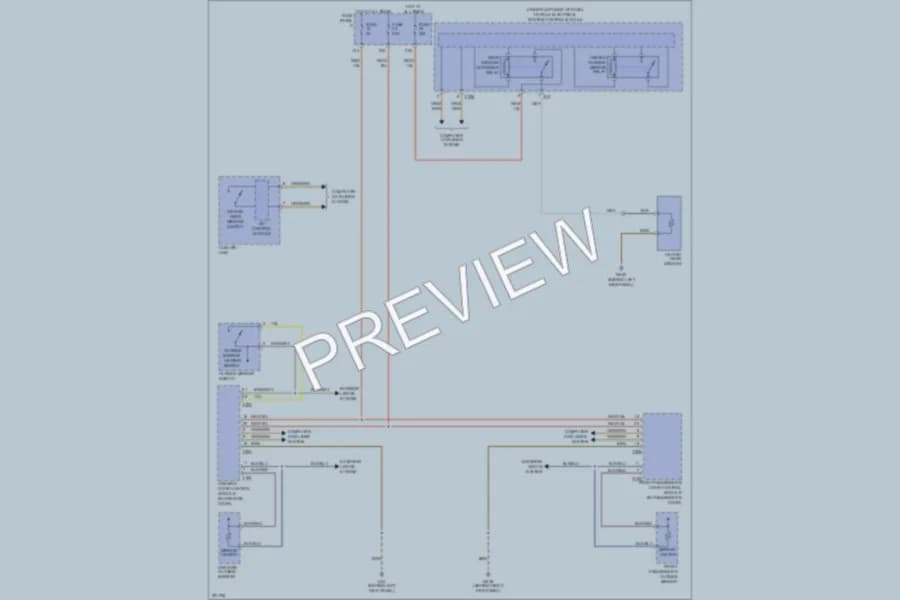 2008 Volkswagen Eos Defoggers wiring diagram preview
