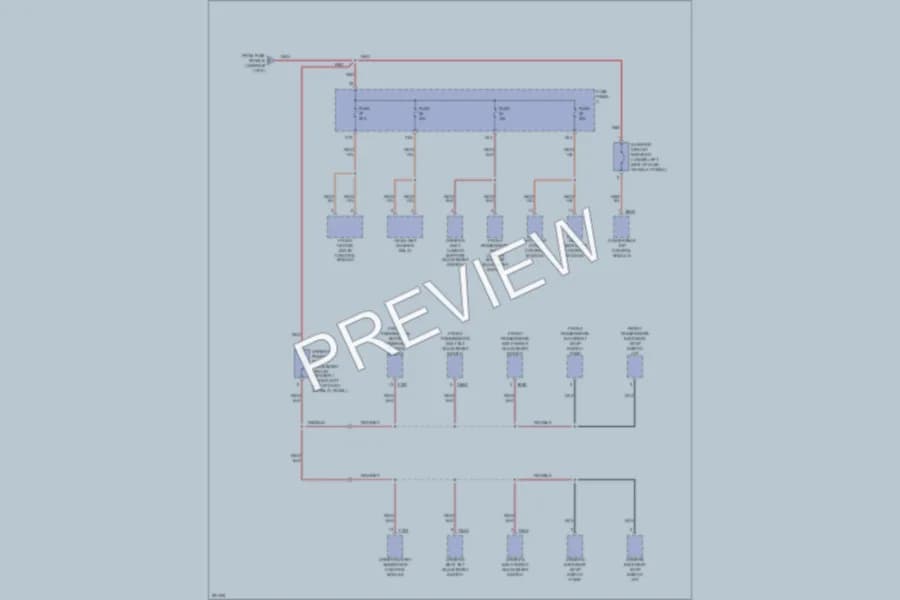 2008 Volkswagen Eos Power Distribution wiring diagram preview