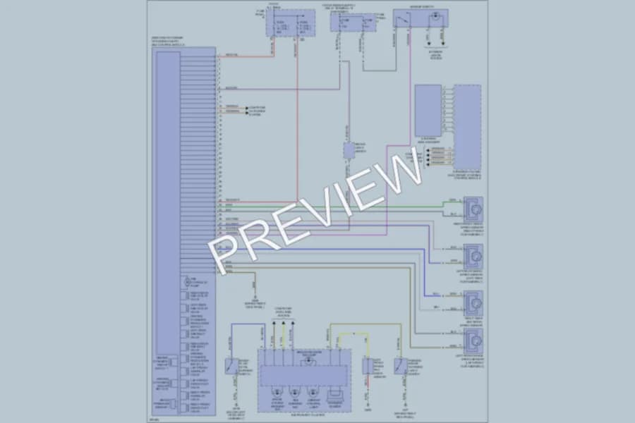 2008 Volkswagen GLI Anti Lock Brakes wiring diagram preview