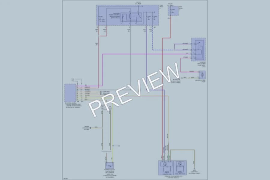 2008 Volkswagen GLI Cooling Fan wiring diagram preview
