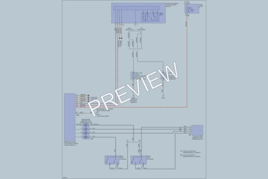 2008 Volkswagen GLI Horn wiring diagram preview