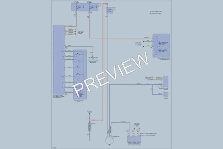 2008 Volkswagen GLI Starting Charging wiring diagram preview