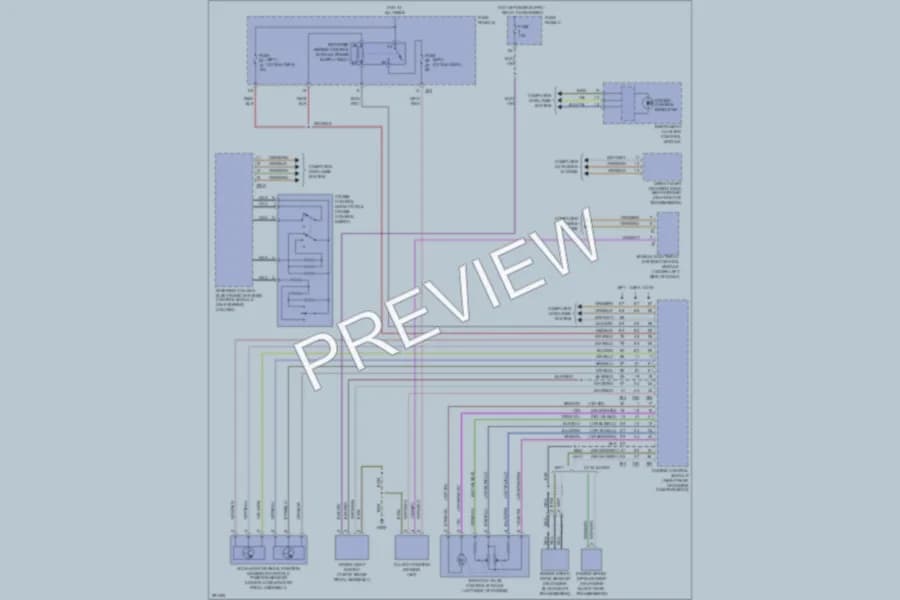 2008 Volkswagen GTI Cruise Control wiring diagram preview