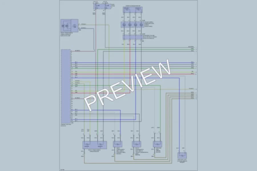 2008 Volkswagen GTI Supplemental Restraints wiring diagram preview