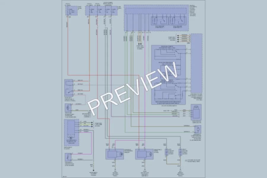 2008 Volkswagen GTI Wiper Washer wiring diagram preview