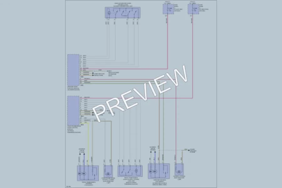 2008 Volkswagen Passat Anti Theft wiring diagram preview