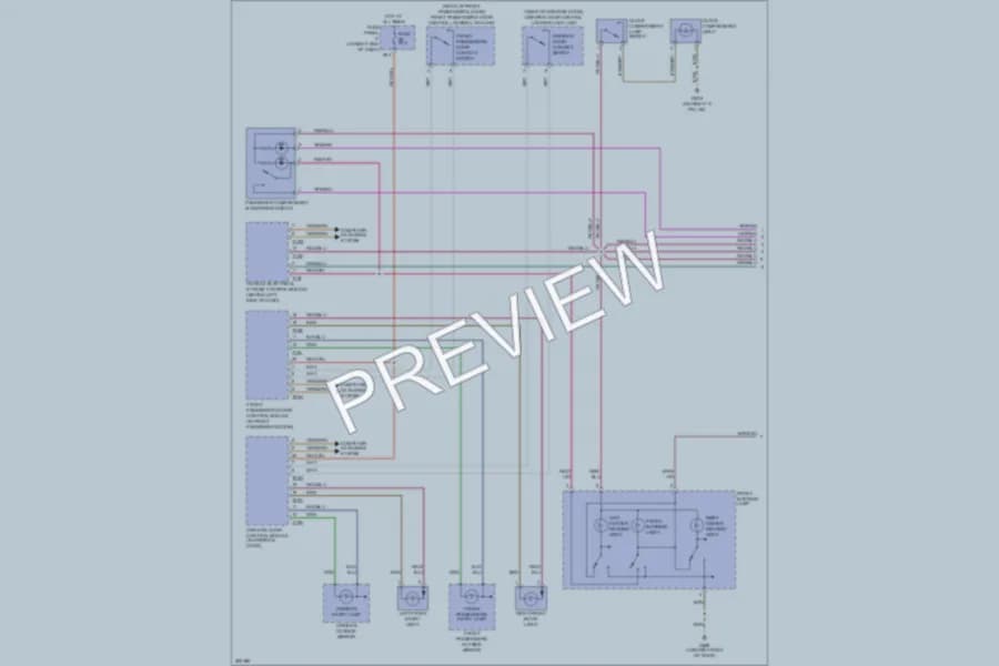 2008 Volkswagen Passat Interior Lights wiring diagram preview