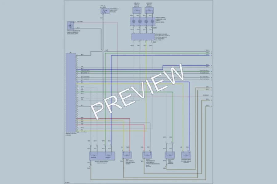 2008 Volkswagen Passat Supplemental Restraints wiring diagram preview