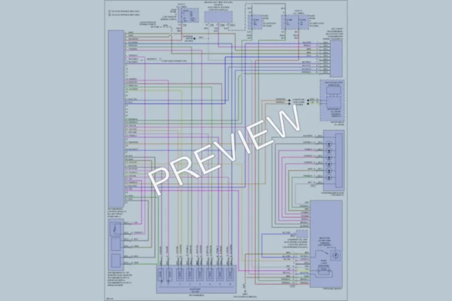 2008 Volkswagen Passat Transmission wiring diagram preview