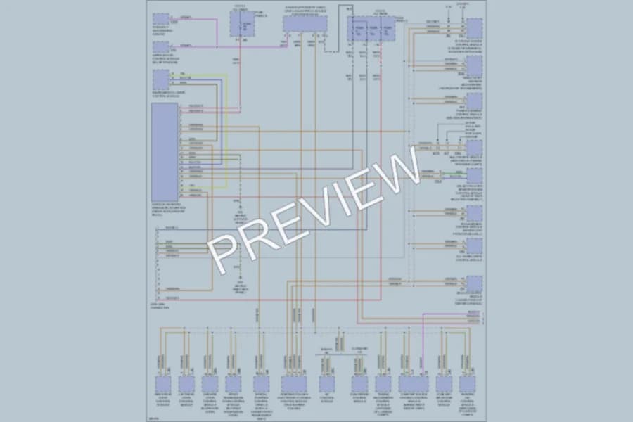 2008 Volkswagen R32 Computer Data Lines wiring diagram preview