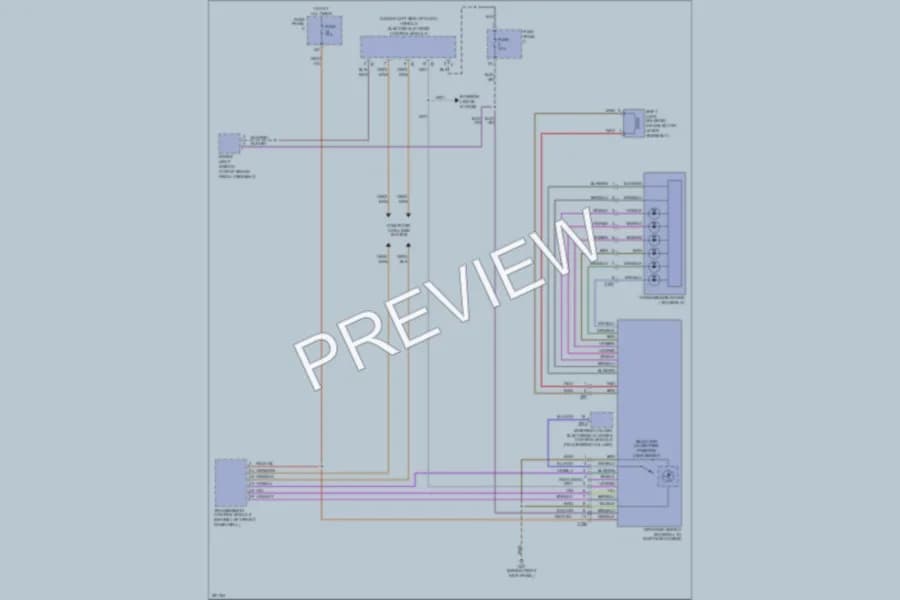 2008 Volkswagen R32 Shift Interlock wiring diagram preview