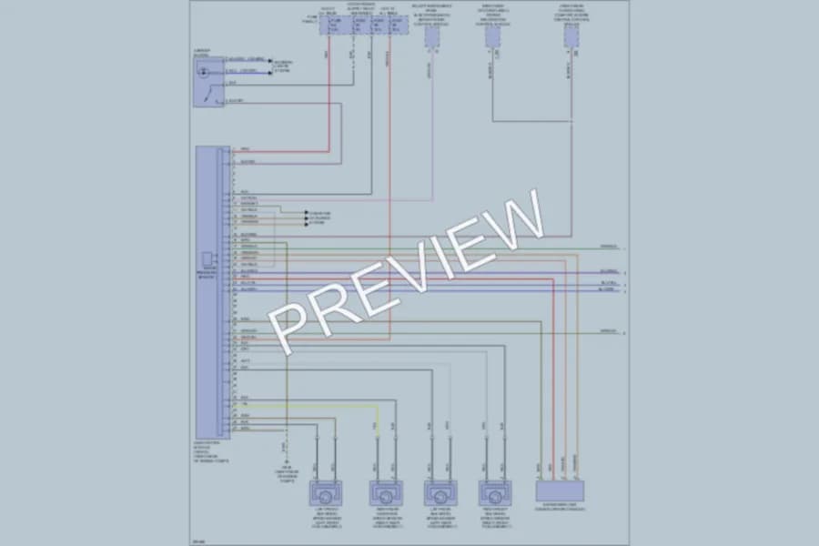 2008 Volkswagen Touareg Anti Lock Brakes wiring diagram preview