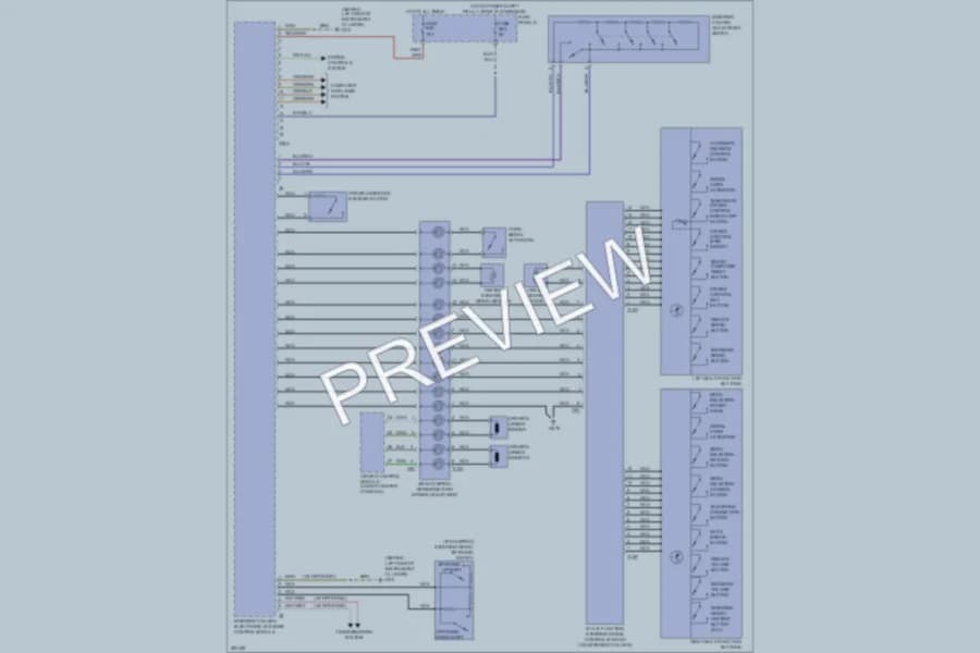 2008 Volkswagen Touareg Body Control Modules wiring diagram preview