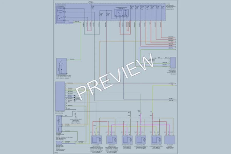 2008 Volvo C30 Air Conditioning wiring diagram preview
