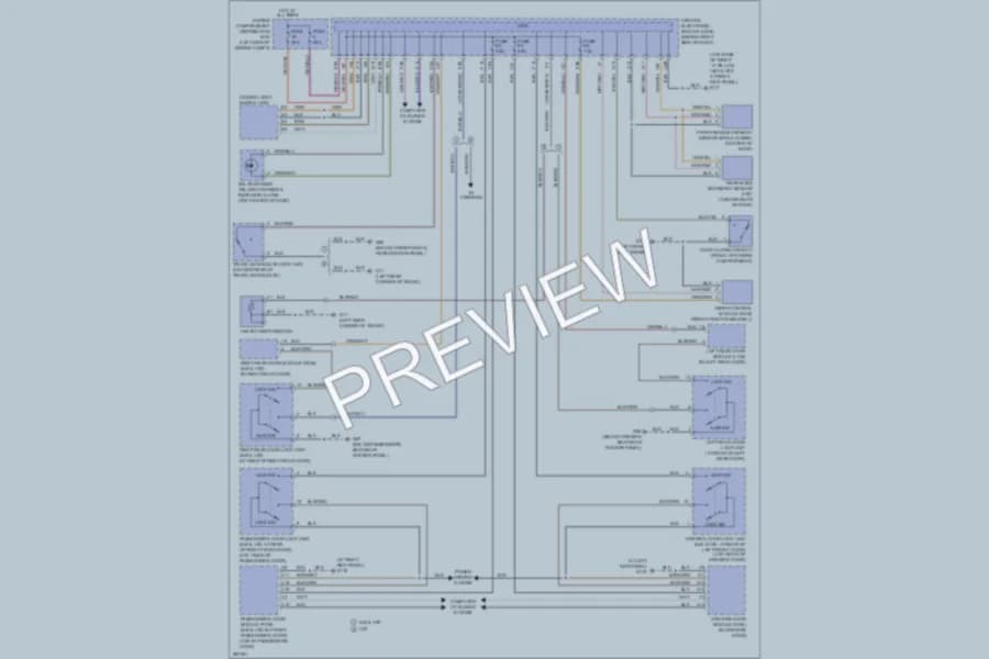 2008 Volvo C30 Anti Theft wiring diagram preview