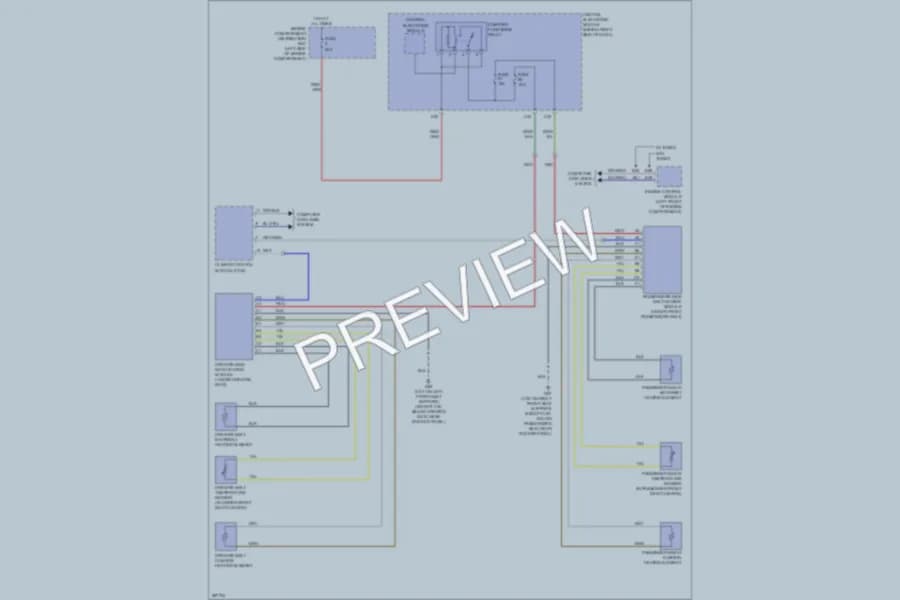2008 Volvo C30 Power Seats wiring diagram preview
